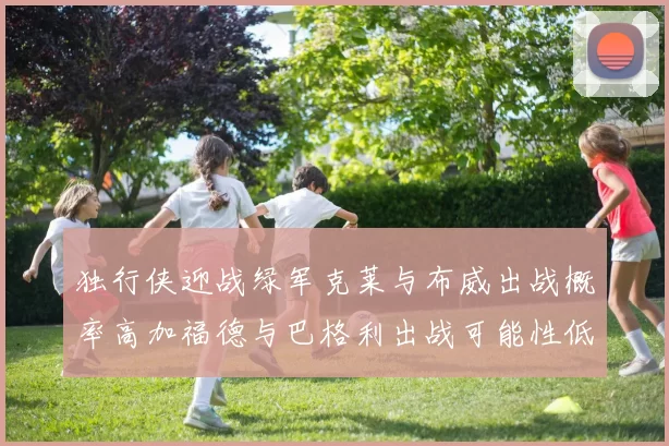 独行侠迎战绿军克莱与布威出战概率高加福德与巴格利出战可能性低